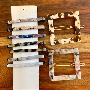 Resin Bobby and Barrette bundle